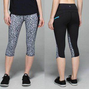Lululemon Brushed Animal Crop Leggings